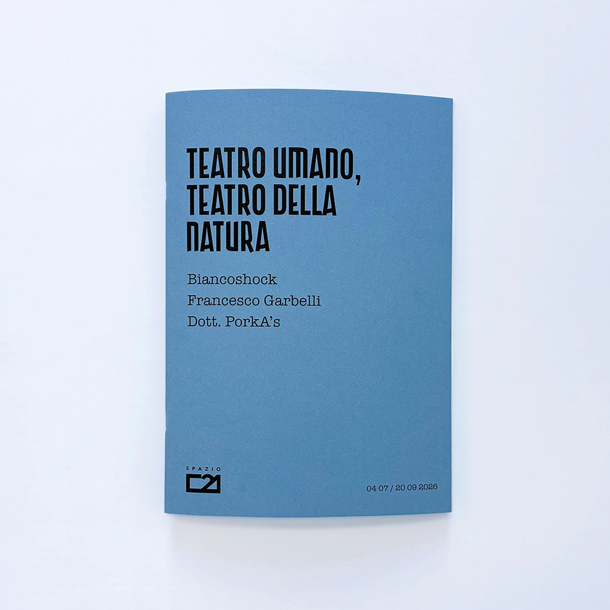 TEATRO UMANO, TEATRO DELLA NATURA